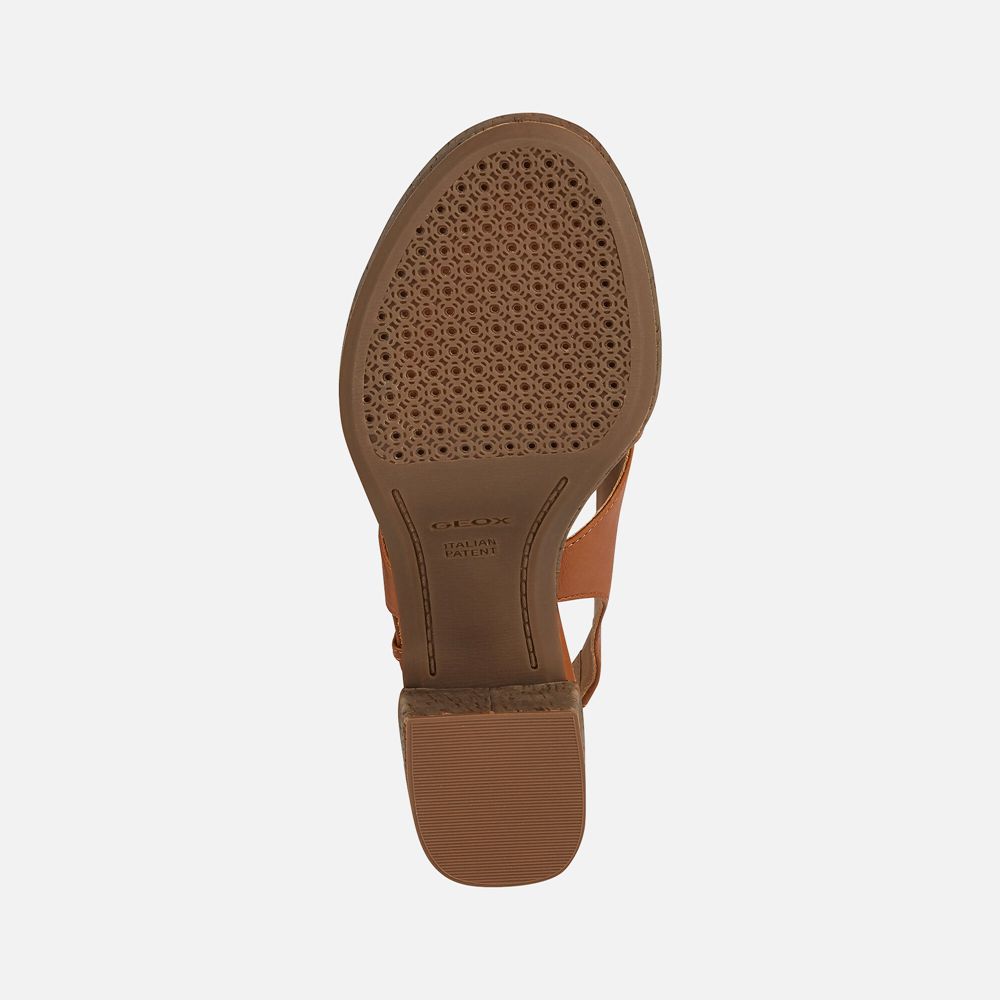 Geox Bayan Sandalet Kahverengi - Gerbera - FPT-693150